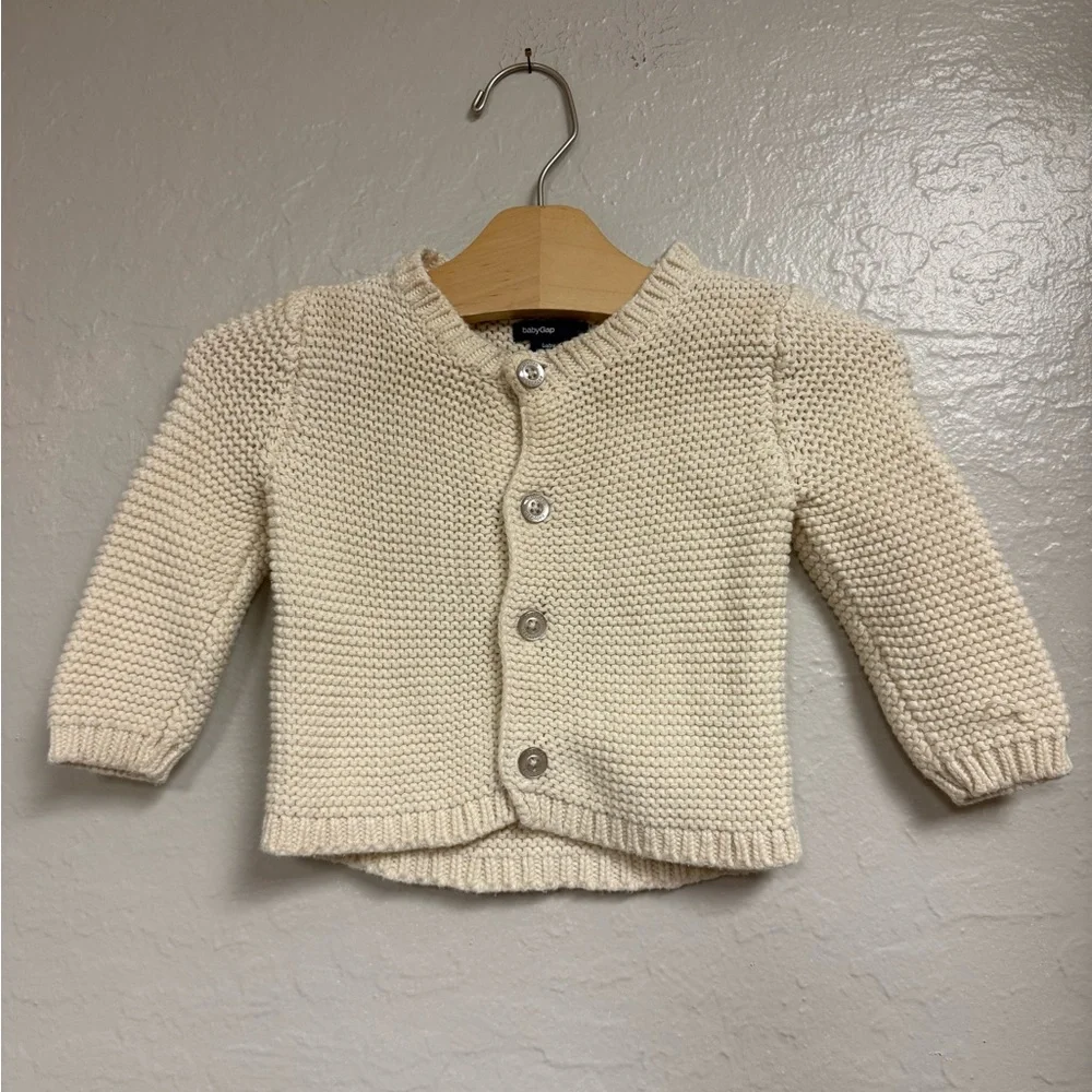 $15 ADD ON baby gap chunky knit cardigan 6-12M Zara Mini Boden Janie and‎ Jack